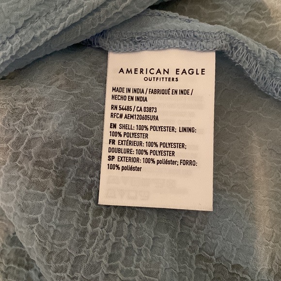 American Eagle Flowy Semi-Sheer Blouse - Picture 6 of 7